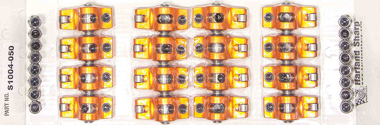SHARP ROCKERS S1004-050 SBC Rocker Arms - 1.5 Ratio 7/16 Stud