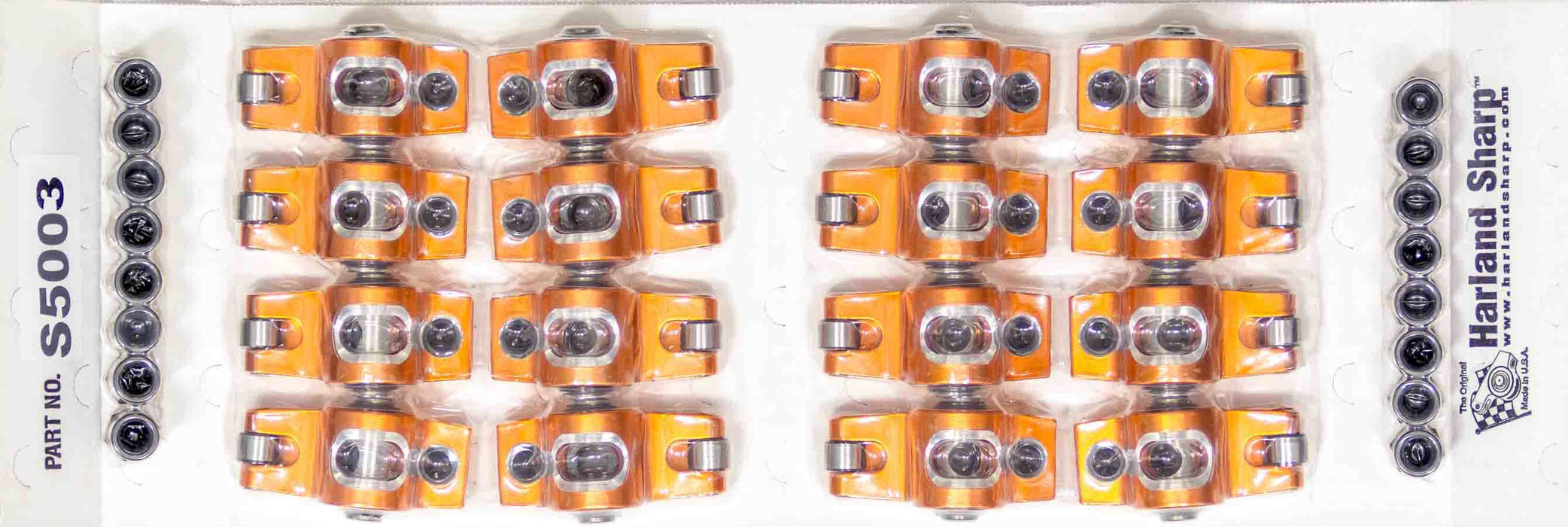 SHARP ROCKERS S5003 Olds Rocker Arm Set w/Edelbrock RPM Heads