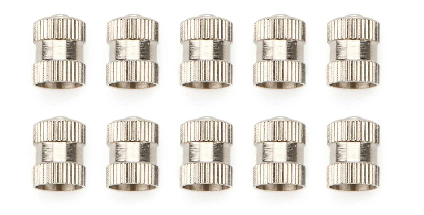SHURTRAX 80110 Valve Stem Cap Stainless Set of 10