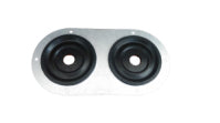 SEALS-IT GS10032H8 Firewall Grommet 2-Hole 5.750in x 3in .500in ID