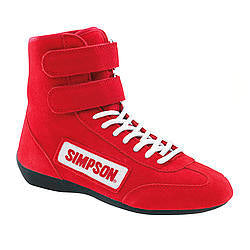 SIMPSON SAFETY 28115RD High Top Shoes 11.5 Red
