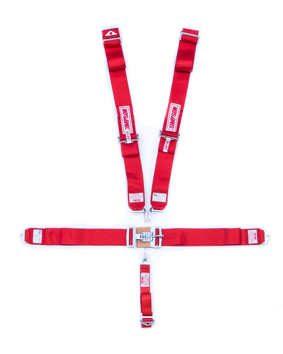 SIMPSON SAFETY 29073RD 5-PT Harness System FX P/D B/I Ind 62in