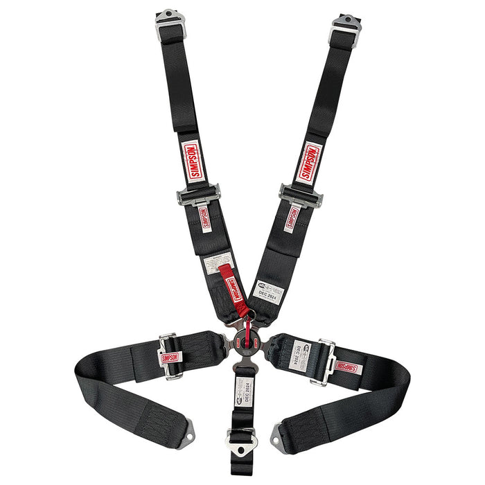 SIMPSON SAFETY 29110BKH 5PT Harness System CL P/D HNR B/I IND 55in BK