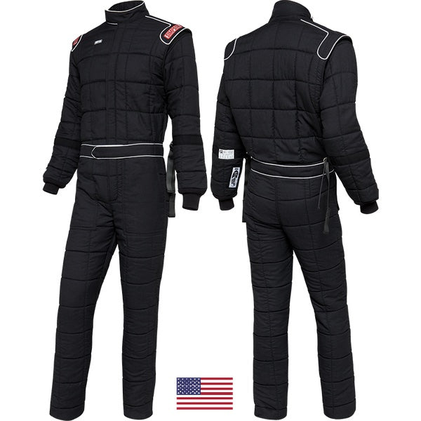 SIMPSON SAFETY 4902431 Suit Black X-Large Drag SFI-15