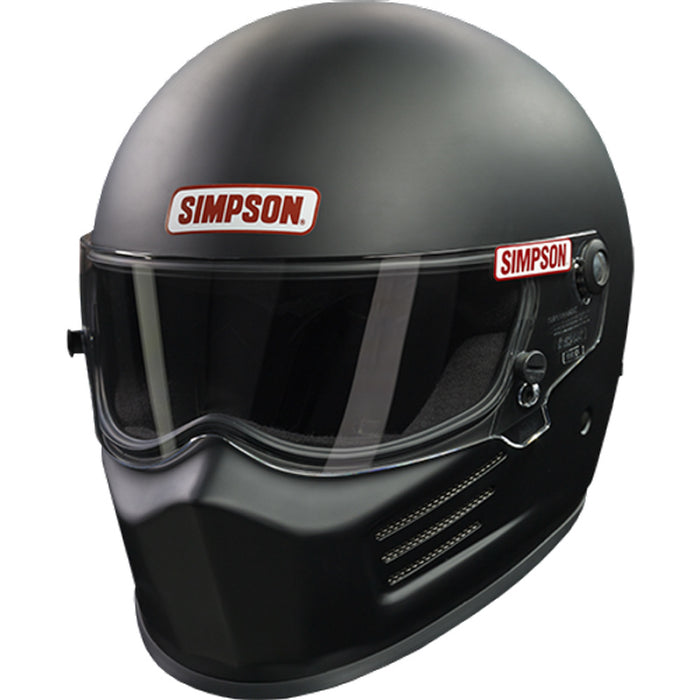 SIMPSON SAFETY 7210058 Helmet Super Bandit XX- Large Flat Black SA2020