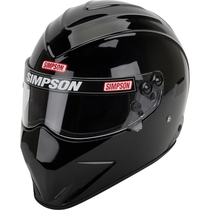 SIMPSON SAFETY 7297382 Helmet Diamondback 7-3/8 Black SA2020
