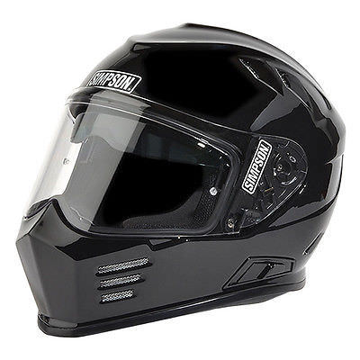 SIMPSON SAFETY GBDM2 Helmet Black DOT Ghost Bandit Medium