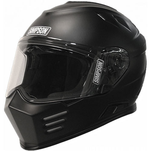 SIMPSON SAFETY GBDXL3 Helmet Flat Black DOT Ghost Bandit X-Large