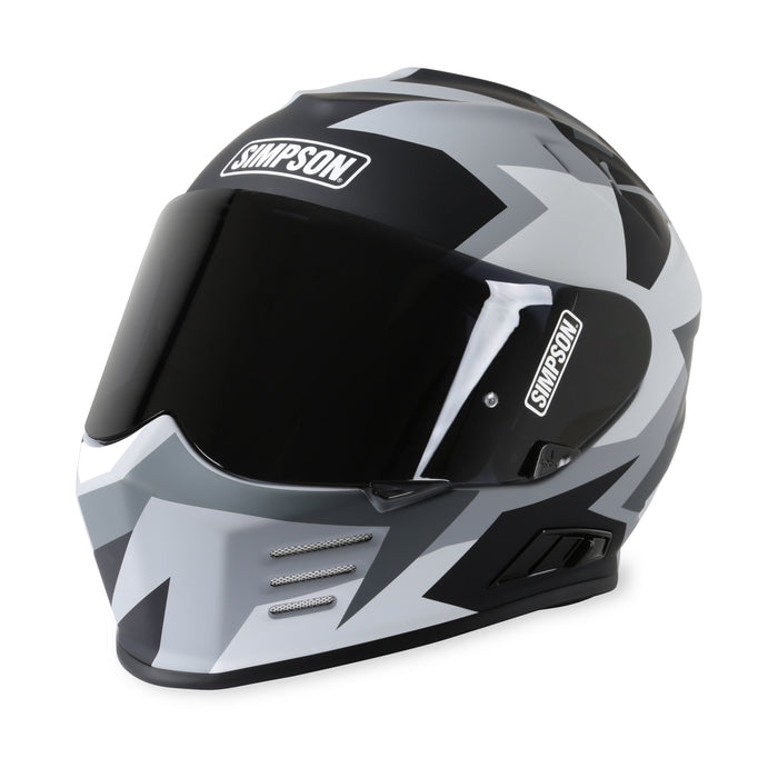 SIMPSON SAFETY GBDXLHAVE Helmet Ghost Bandit DOT X-Large Blue HAVE