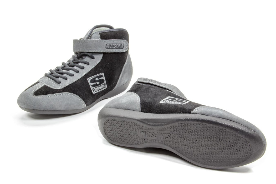 SIMPSON SAFETY MT100BK Midtop Shoe Black 10