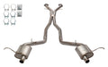 Pypes Performance Exhaust SJJ05M 2012-21 SRT Cherokee Super System Cat-Back Exhaust 409 Stainless Steel Race Pro Mufflers SJJ05M - Truck Part Superstore