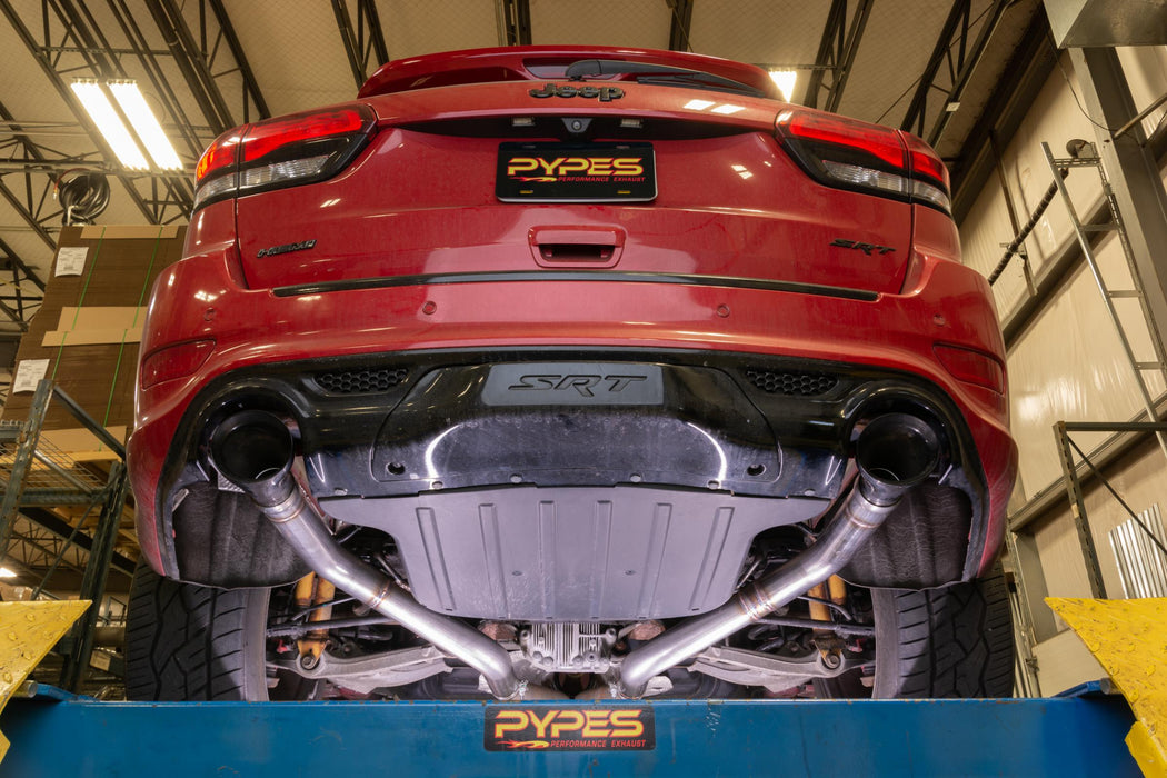 Pypes Performance Exhaust SJJ05MS 2012-21 Jeep Cherokee SRT Pype Bomb Exhaust 409 Stainless Steel SJJ05MS - Truck Part Superstore