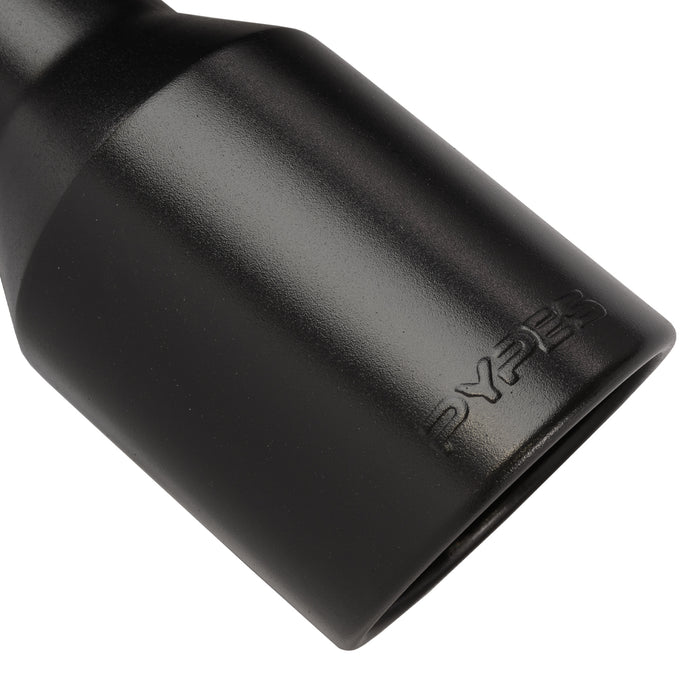 Pypes Performance Exhaust SJJ20SB 2007-2018  Jeep JK Dual Exit Axle Back Black Exhaust System 409 Stainless With Street Pro Muffler SJJ20SB - Truck Part Superstore