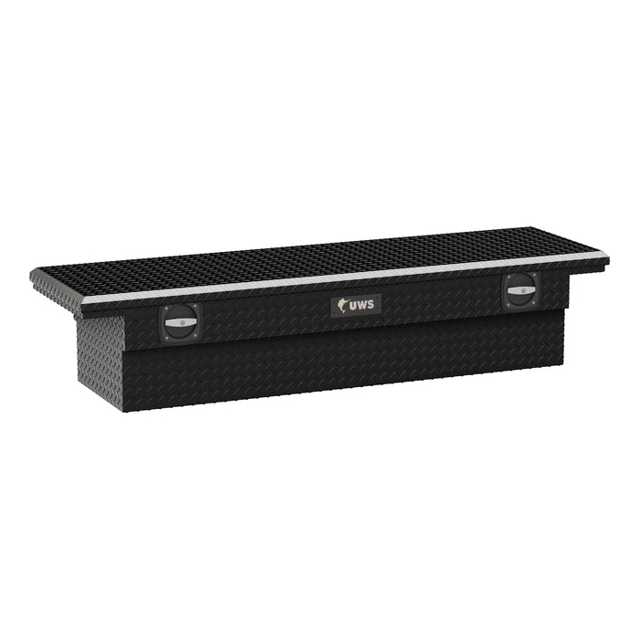 UWS SL-69-LP-BLK Gloss Black 69" Secure Lock Truck Tool Box, Low Profile (LTL Shipping Only) - Truck Part Superstore