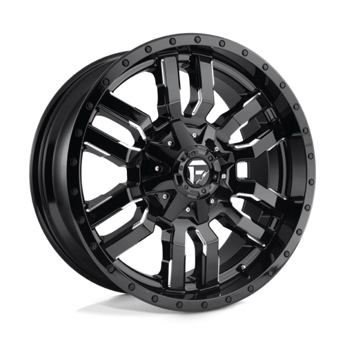 Fuel 1PC D59518909845 D595 18X9 6X135/5.5 GL-BLK-MIL -12MM - Truck Part Superstore