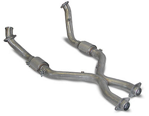 SLP PERFORMANCE M31538 Crossover Pipe PowerFlo Full Assm 05-09 Mustang