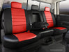 FIA SL65-2 RED SL60 Series - Leatherlite Simulated Leather Custom Fit Rear Seat Cover- Red - Truck Part Superstore