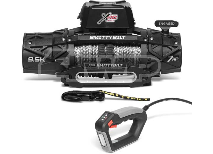Smittybilt 98695 XRC GEN3 9.5K COMP SERIES WINCH W/SYNTHETIC CABLE
