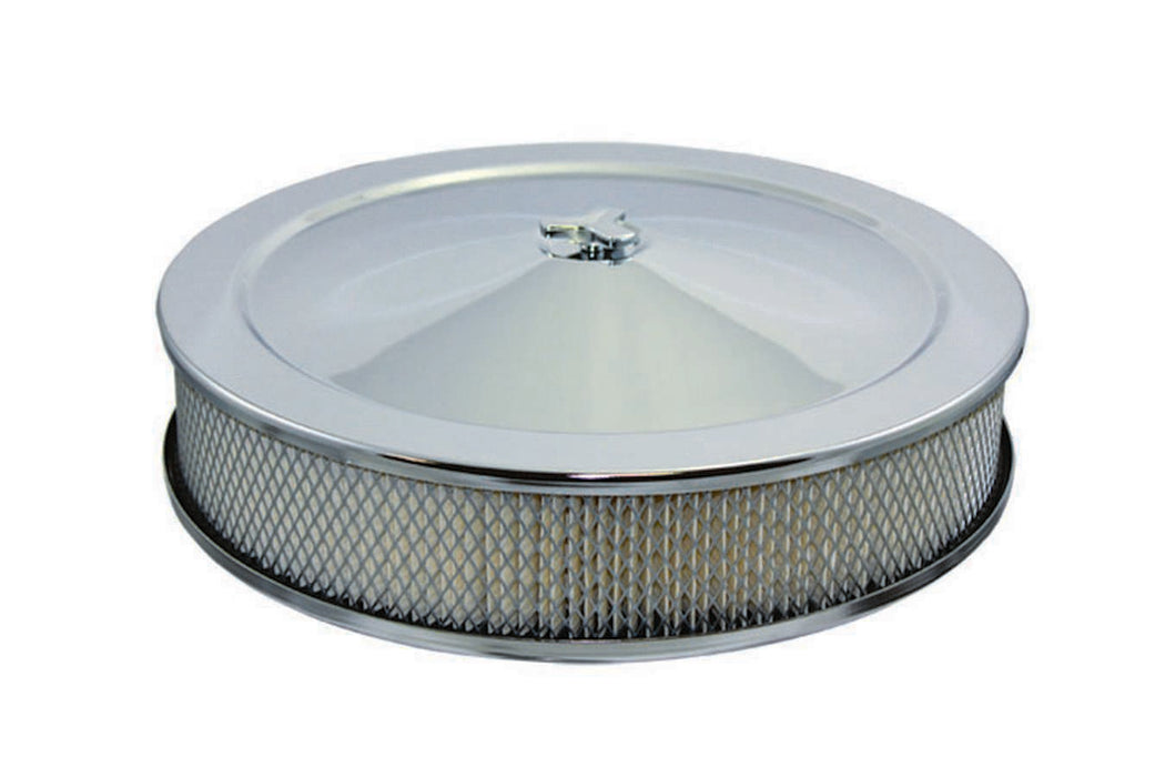 SPECIALTY PRODUCTS COMPANY 4302 14x3 Air Cleaner Kit Flat Base Steel 5 1/8in