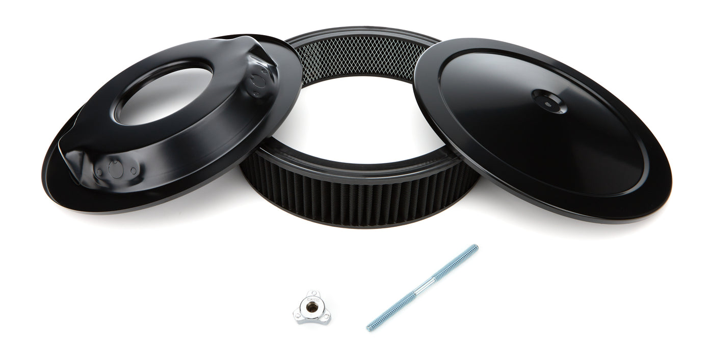SPECIALTY PRODUCTS COMPANY 4309BK Air Cleaner Kit 14 x 3 Recessed Base