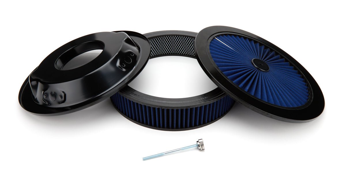 SPECIALTY PRODUCTS COMPANY 4392BL Air Cleaner Kit 14 x 3 High Lip Base