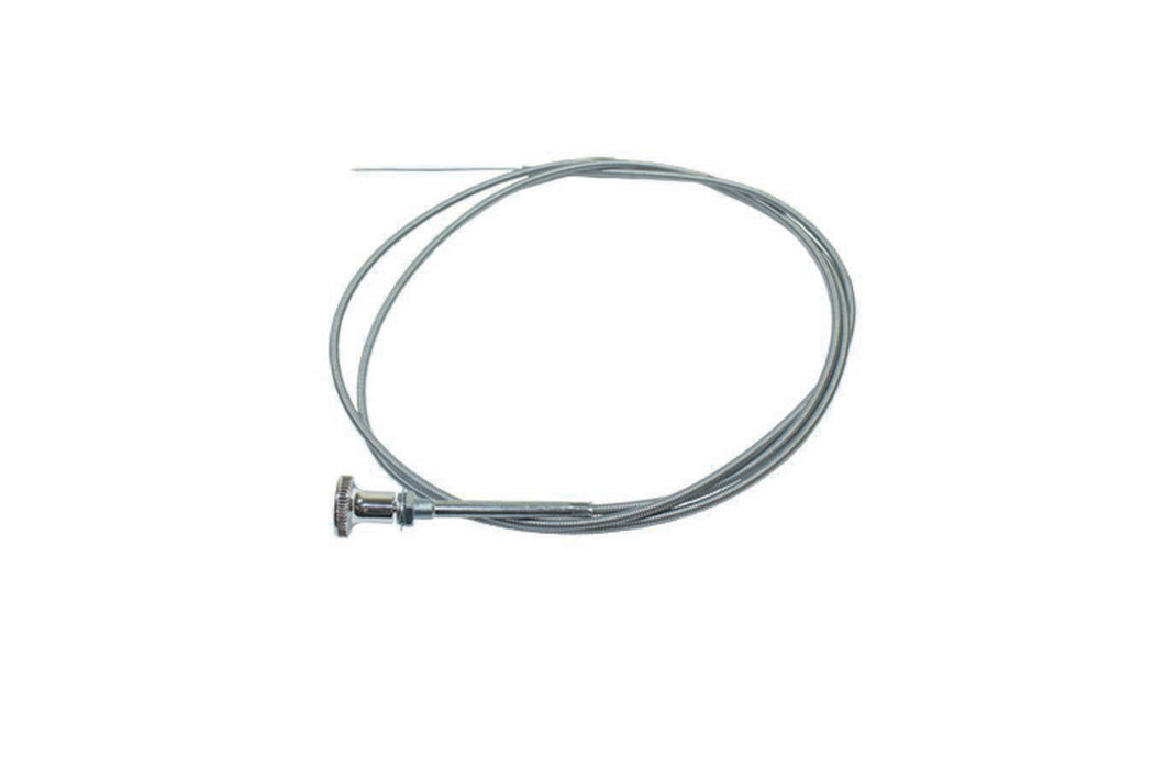 SPECIALTY PRODUCTS COMPANY 6048 Throttle Choke Cable 6ft Braided Stainless Steel