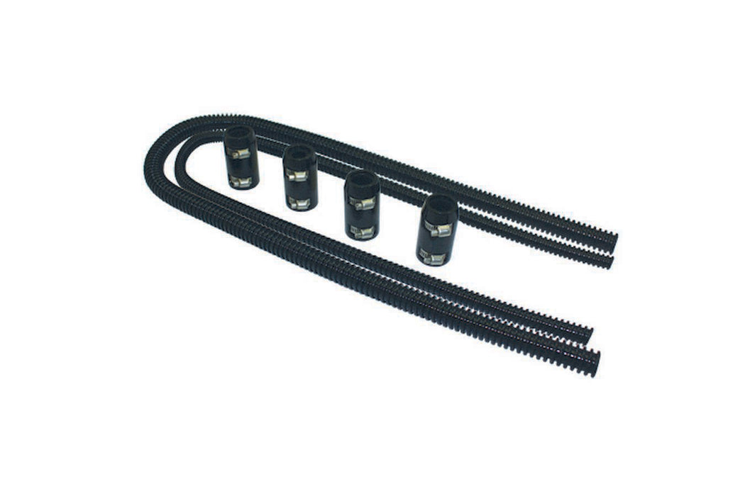 SPECIALTY PRODUCTS COMPANY 6455 Heater Hose Kit  44in Wi th Aluminum Caps Black