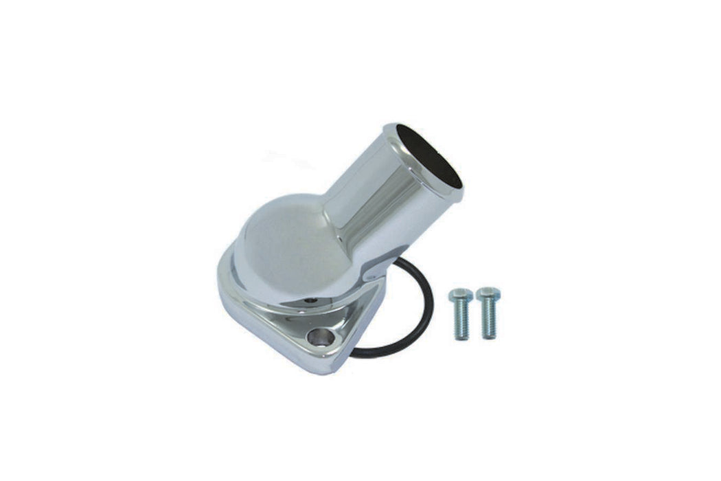SPECIALTY PRODUCTS COMPANY 7287-O 55-65 Chevy V8 Steel 45 Deg Water Neck Chrome