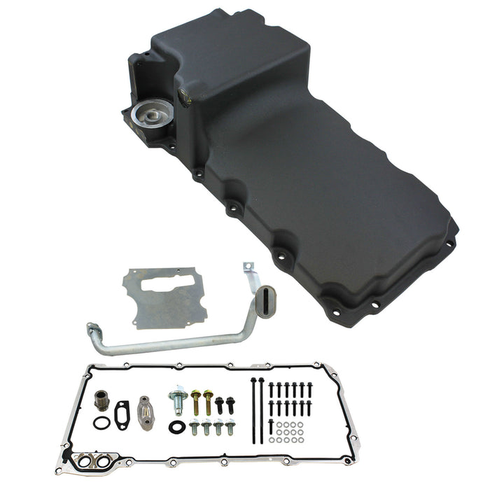 SPECIALTY PRODUCTS COMPANY 8448BK Oil Pan LS Engine Rear Sump Gen III/IV