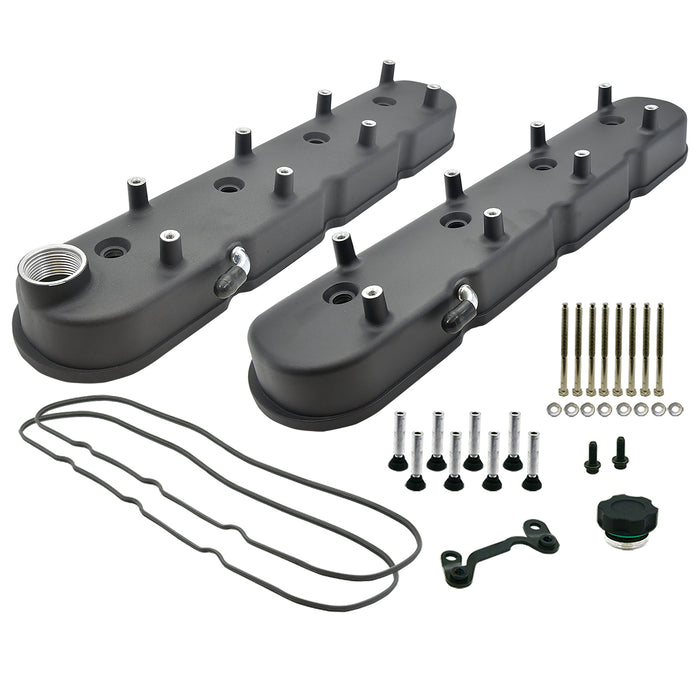 SPECIALTY PRODUCTS COMPANY 8535BK GM LS Engine Valve Cover Tall Center Bolt