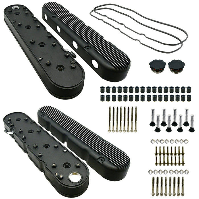 SPECIALTY PRODUCTS COMPANY 8536BK GM LS Engine Valve Cover 2-Piece Tall