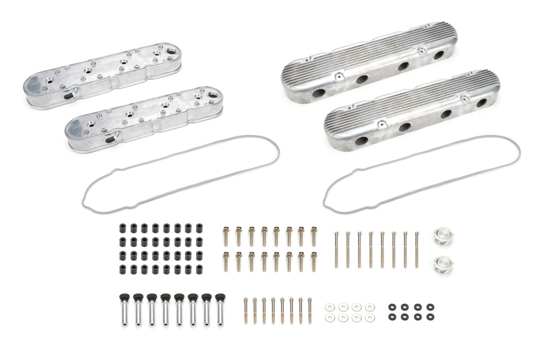 SPECIALTY PRODUCTS COMPANY 8536 Valve Covers GM LS 2-Piece Tall Finned Alum