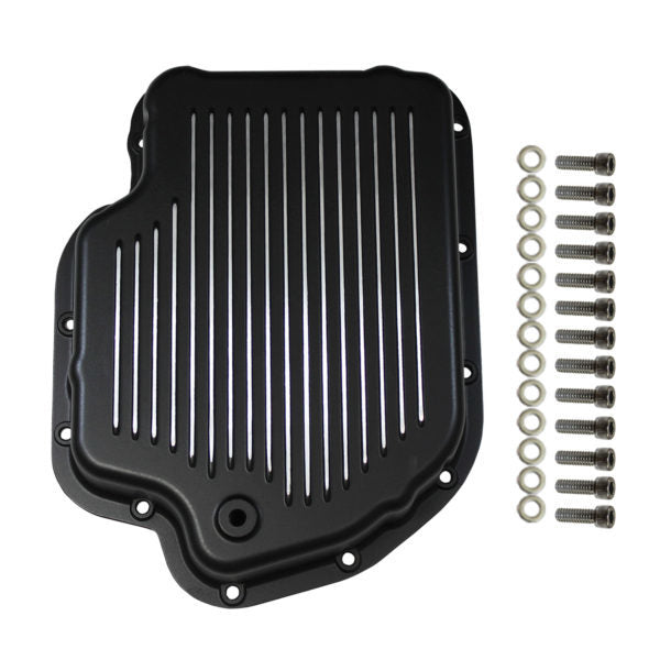 SPECIALTY PRODUCTS COMPANY 8593BK Transmission Pan  GM Tur bo 400 Finned with Gaske
