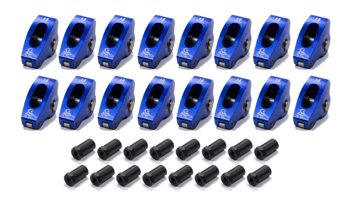 SCORPION PERFORMANCE 1050 Olds V8 Roller R/A Set 1.6 Ratio 3/8 Stud