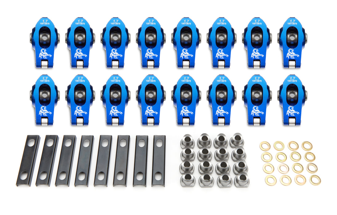SCORPION PERFORMANCE 1098 GM LS Roller R/A's - 1.7 Ratio 8mm Ped Mnt