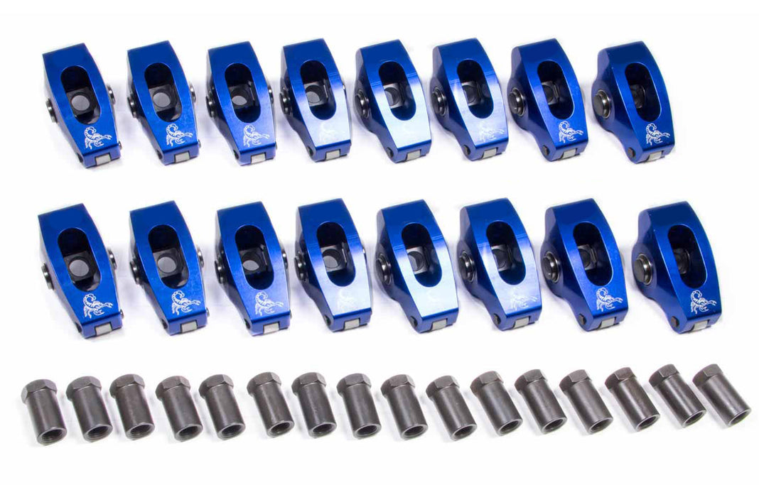 SCORPION PERFORMANCE 3028 SBC Roller Rocker Arms 1.5/1.6 Ratio 7/16 Stud