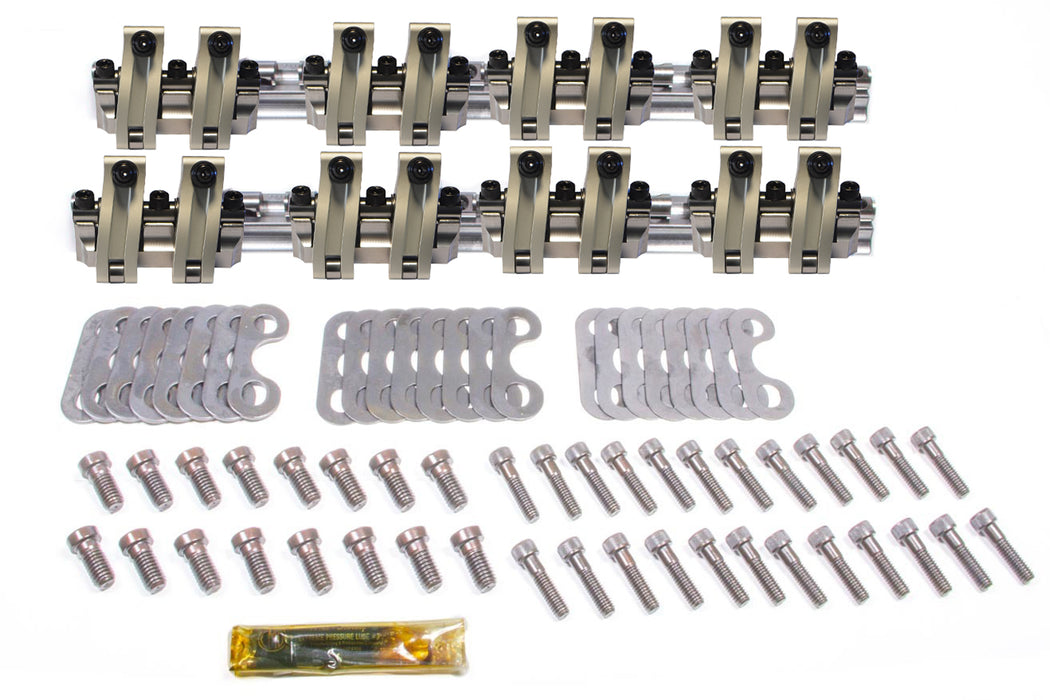 SCORPION PERFORMANCE 3502 SBC Shaft Rocker Arm Kit - 1.6/1.6 Ratio