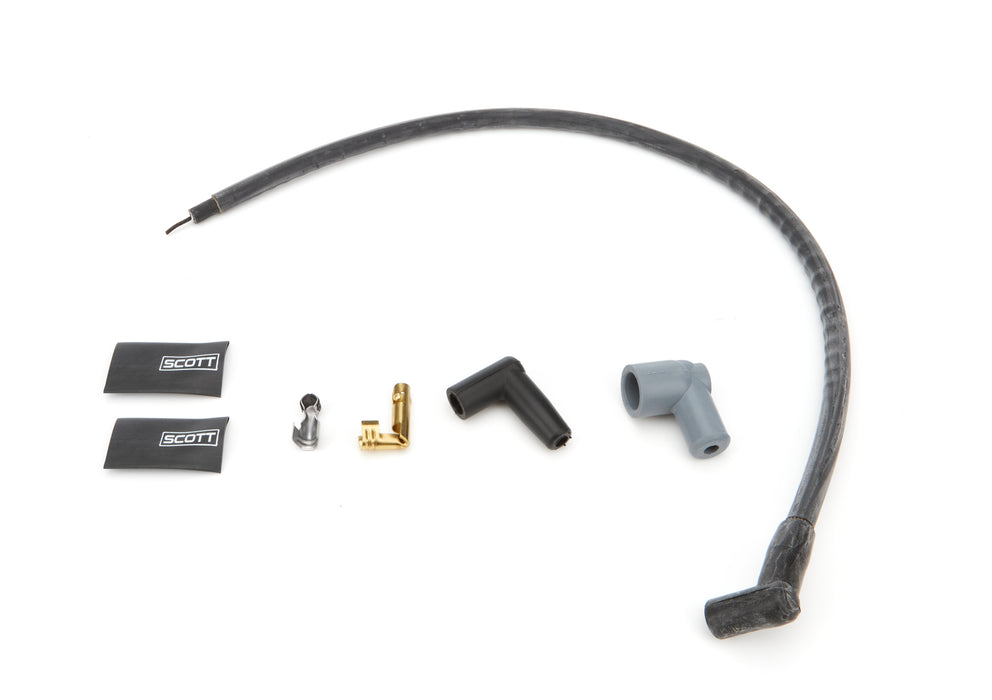 SCOTT PERFORMANCE CH-426-1 SBF Spark Plug Wire Set 45-Degree - Black