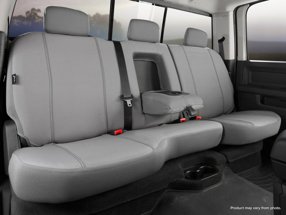 FIA SP85-2 GRAY SP80 Series - Seat Protector Polyester Custom Fit Rear Seat Cover - Gray - Truck Part Superstore