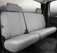 FIA SP85-1 GRAY SP80 Series - Seat Protector Polyester Custom Fit Rear Seat Cover - Gray - Truck Part Superstore