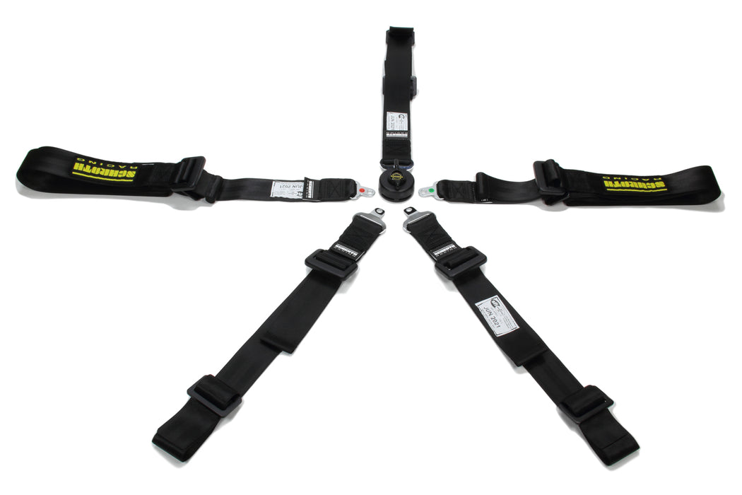 SCHROTH RACING SR91152PDO-5 5pt Harness Profi 2x2 Pull-Down Lap