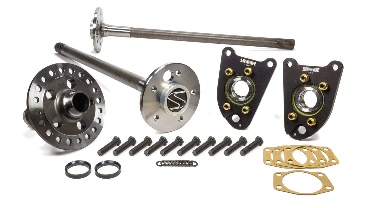 STRANGE P3509F94S Ford 8.8 35-Spline Alloy Axles C-Clip Elim. Kit