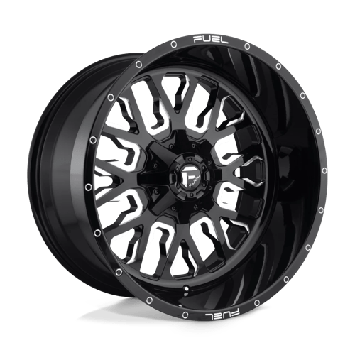 Fuel 1PC D61120008247 D611 20X10 8X6.5 GL-BLK-MIL -18MM - Truck Part Superstore