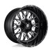 Fuel 1PC D61120008247 D611 20X10 8X6.5 GL-BLK-MIL -18MM - Truck Part Superstore