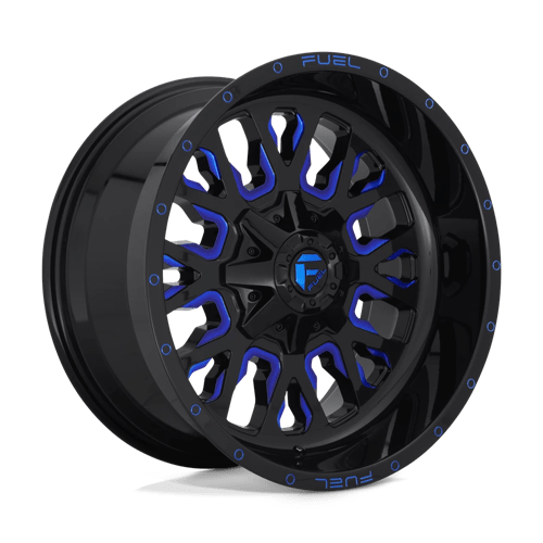 Fuel 1PC D64517909845 D645 17X9 6X135/5.5 GL-BLK-BTTC -12MM - Truck Part Superstore