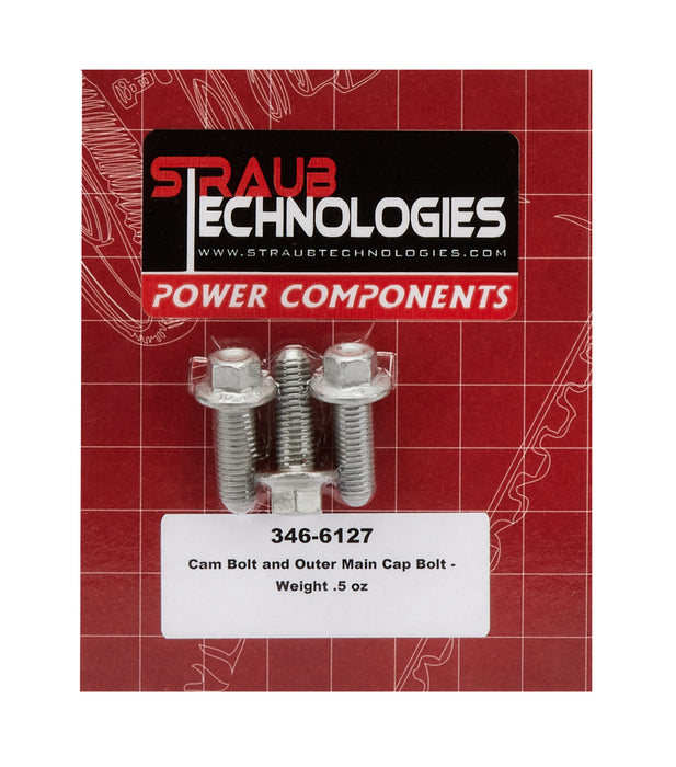 STRAUB TECHNOLOGIES INC. 346-6127 LS Camshaft Bolt 3pk