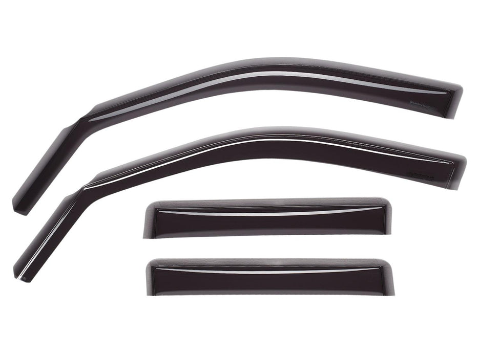 Weathertech 82553 Front&ampRear Side Window Deflectors, Dark Smoke - Truck Part Superstore