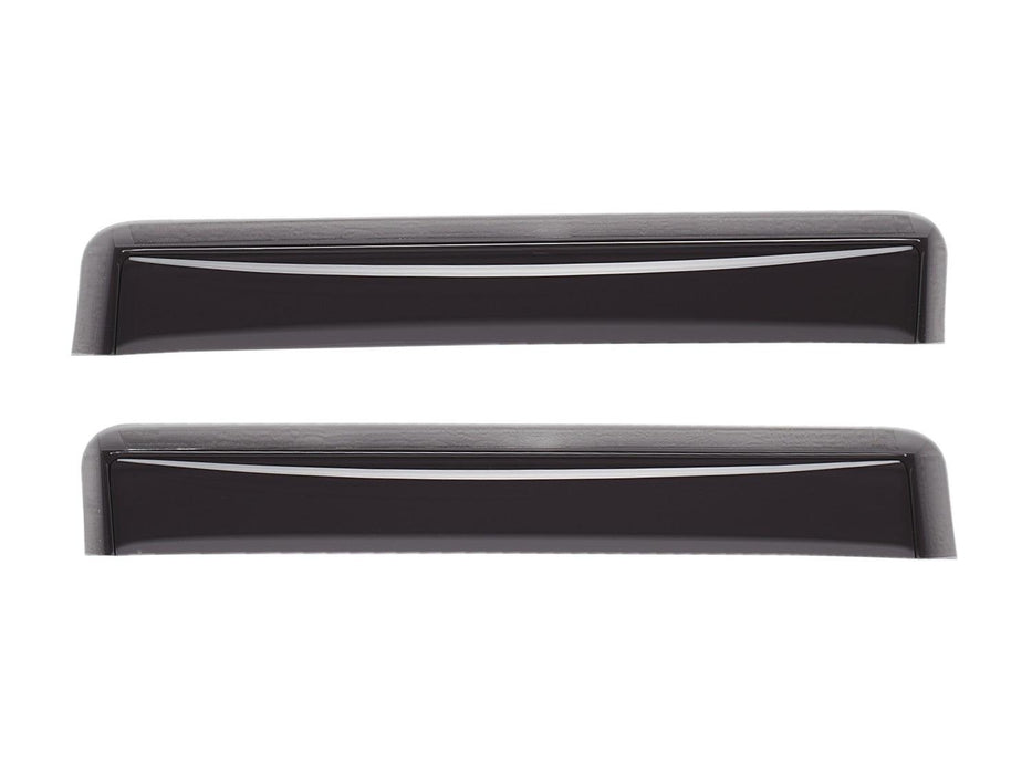 Weathertech 81284 Rear Side Window Deflectors, Dark Smoke - Truck Part Superstore