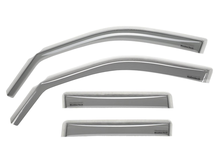 Weathertech 72442 Front&ampRear Side Window Deflectors, Light Smoke - Truck Part Superstore