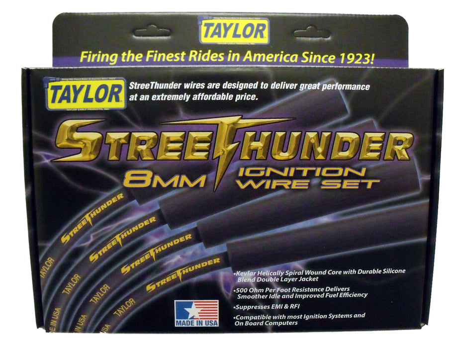 Taylor Cable 51009 Street Thunder 8mm Ignition Wire Set - Truck Part Superstore